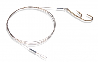 Saenger lanko s dvojáčkem Ryder hook , vel. 1/0, 60 cm/12 kg