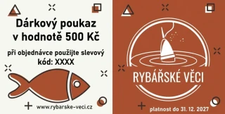 Dárkový poukaz v hodnotě 500,-Kč