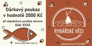 Dárkový poukaz v hodnotě 2000,-Kč