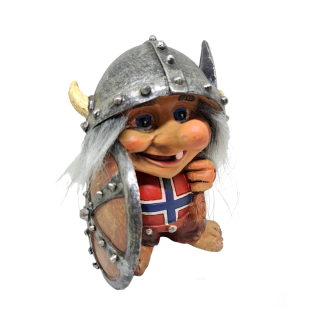 TROLL S HELMOU A ŠŤÍTEM E