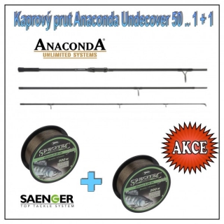 Kaprový prut Anaconda Undercover 50 .. 1 + 1